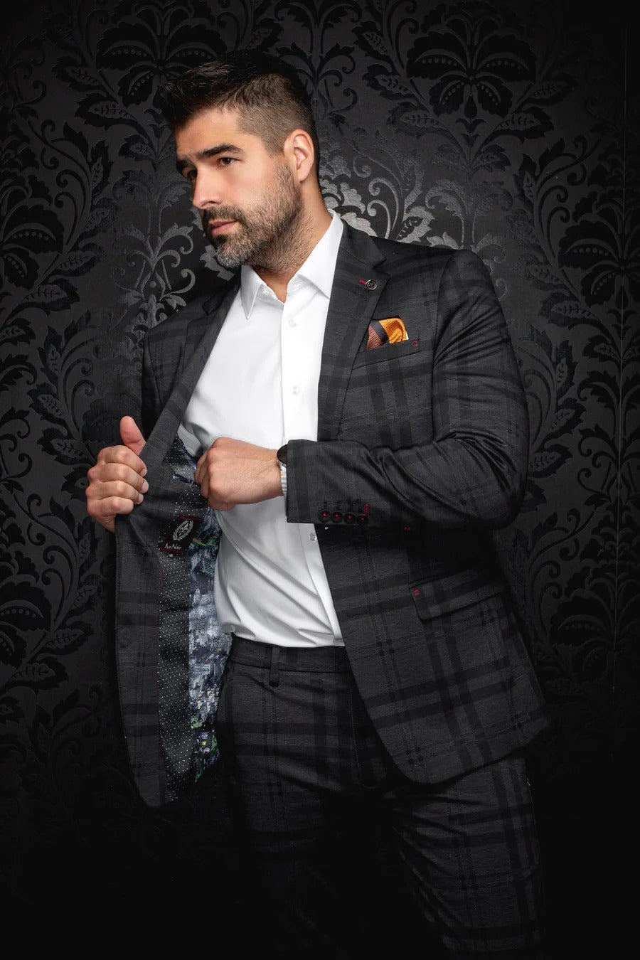 Au Noir Stretch Blazer | Veston Selleck Black