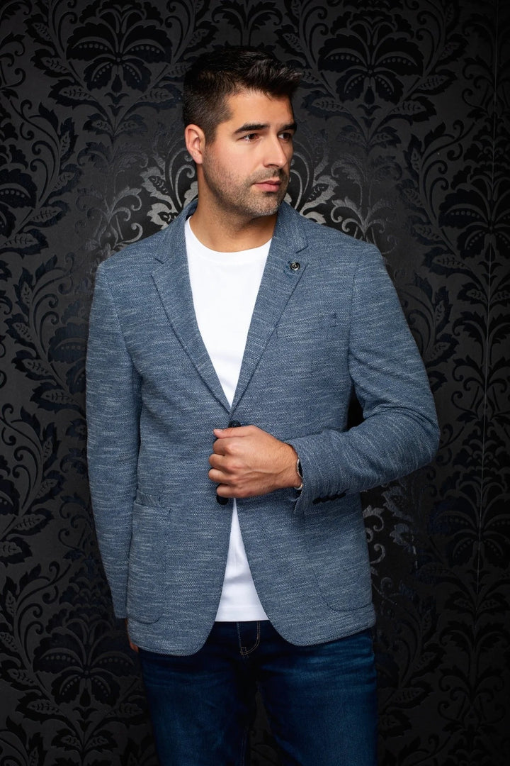 Au Noir Stretch Blazer | Noah Hood Navy