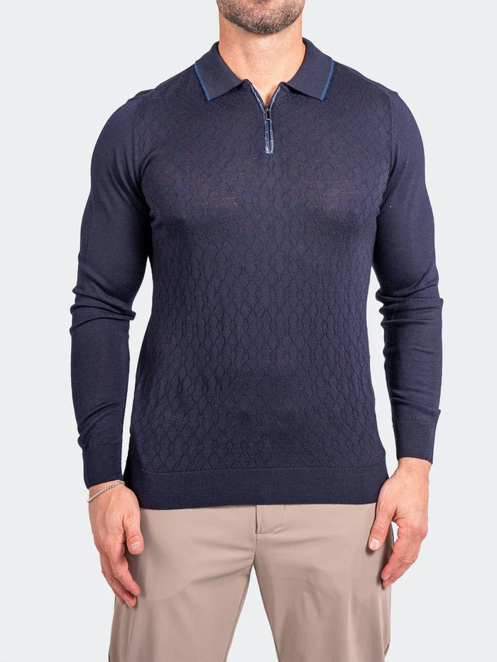 Maceoo Stretch Polos | Sweater KnittedPassion2 Blue
