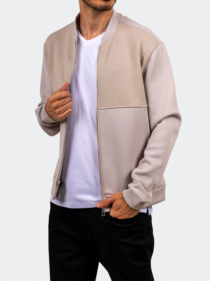 Maceoo Jacket | Bomber Ascension047 Beige