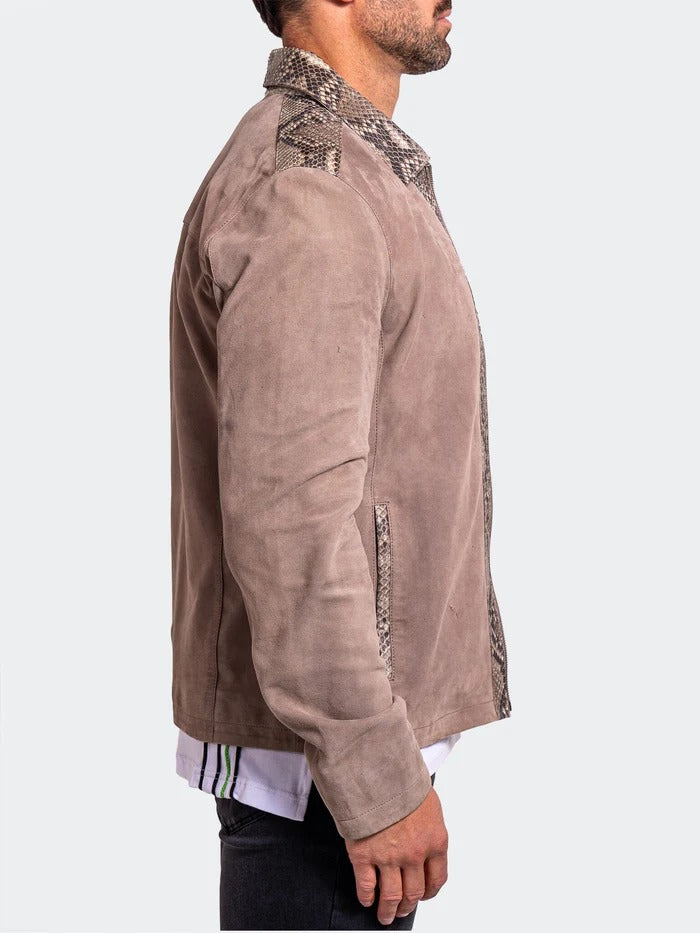 Maceoo Jacket | Leather Ascension0009 Grey