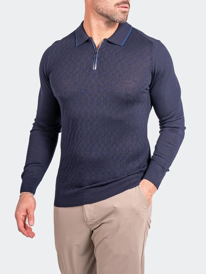 Maceoo Stretch Polos | Sweater KnittedPassion2 Blue