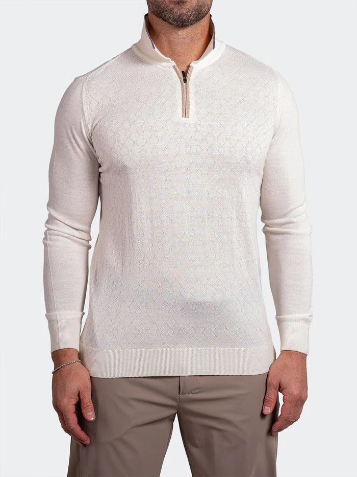Maceoo Stretch Polos | Sweater KnittedPassion3 White