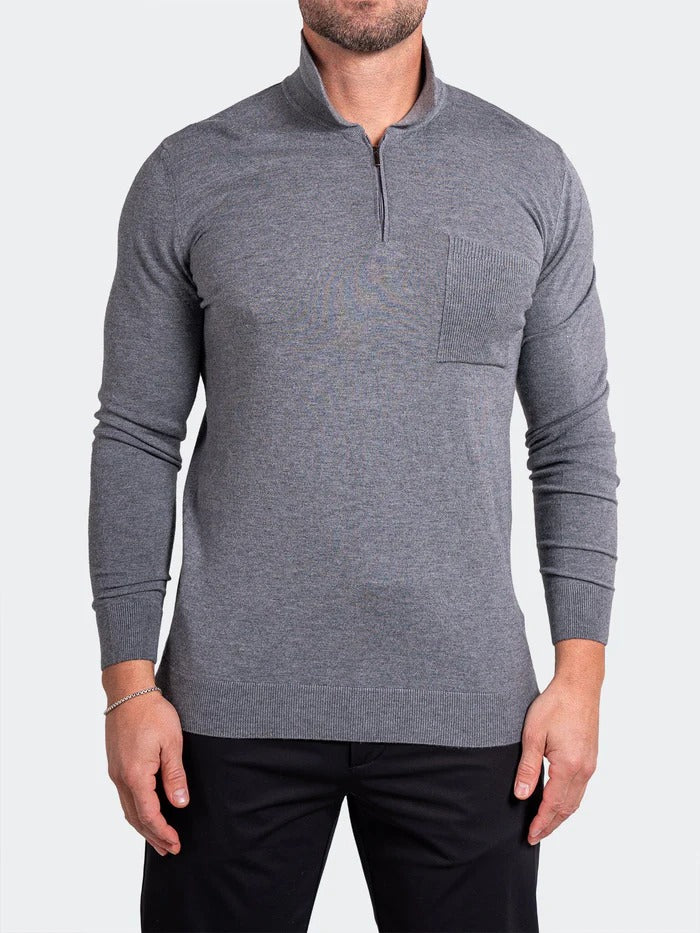 Maceoo Stretch Polos | Sweater KnittedPassion5 Grey