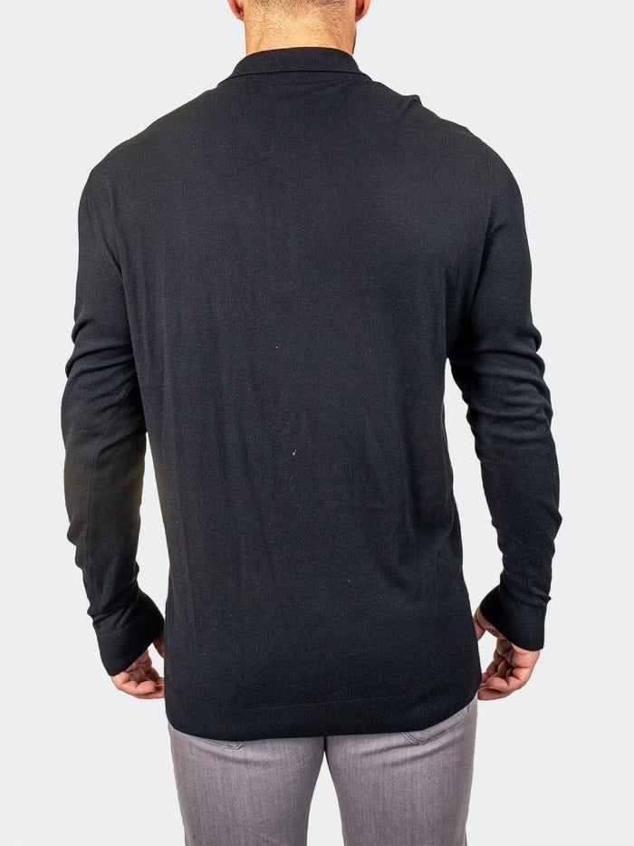 Maceoo Stretch Polos | Sweater KnittedPassion6 Black