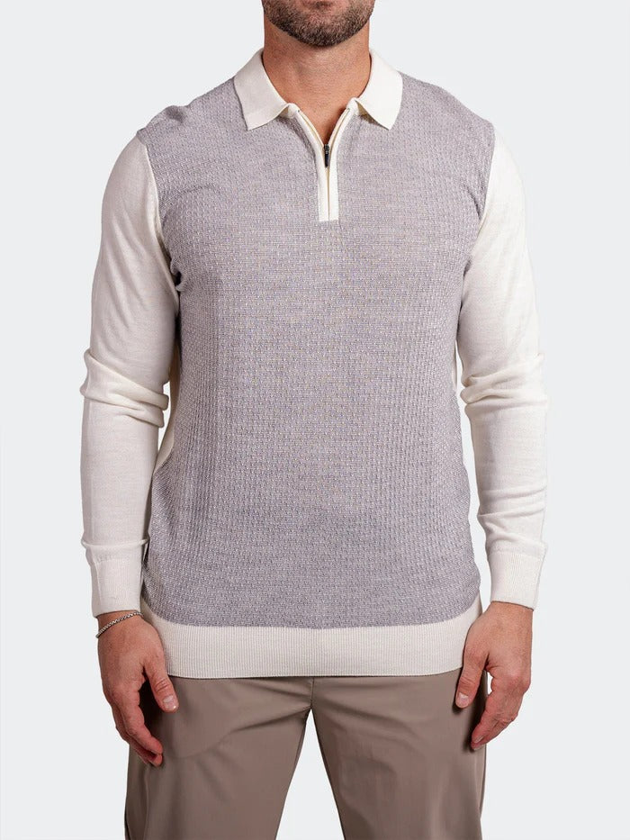Maceoo Stretch Polos | Sweater KnittedPassion7 Grey