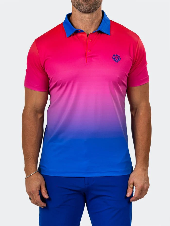 Maceoo Stretch Short-Sleeve Polos | Polo Knit Ascension0092 Multi