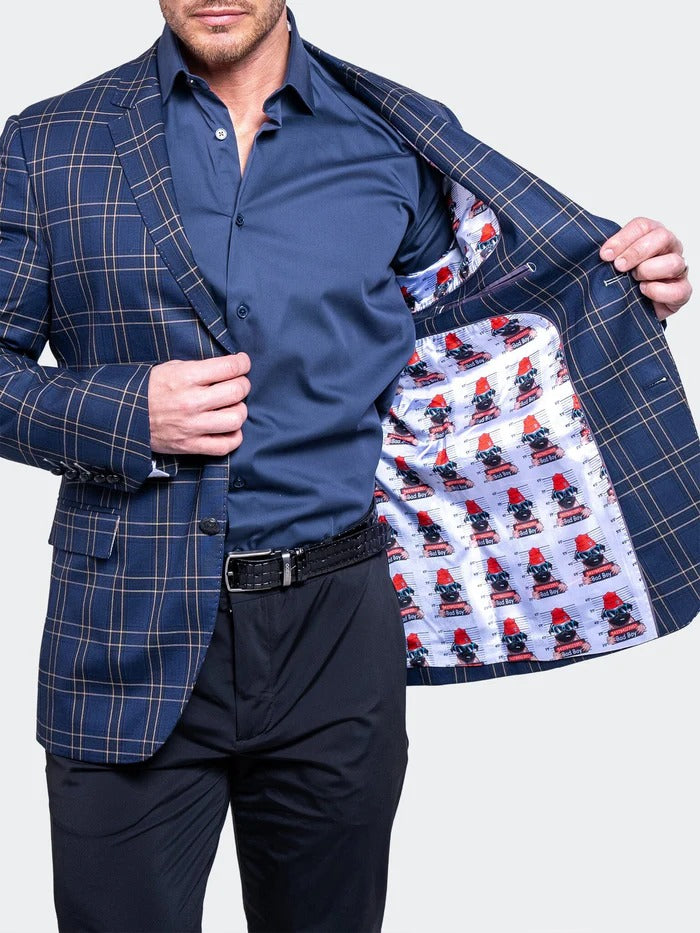 Maceoo Blazer | Blazer Socrate Ascension2132 Blue