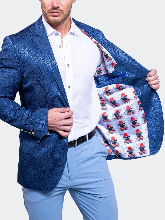 Maceoo Blazer | Blazer Socrate Ascension2152 Blue