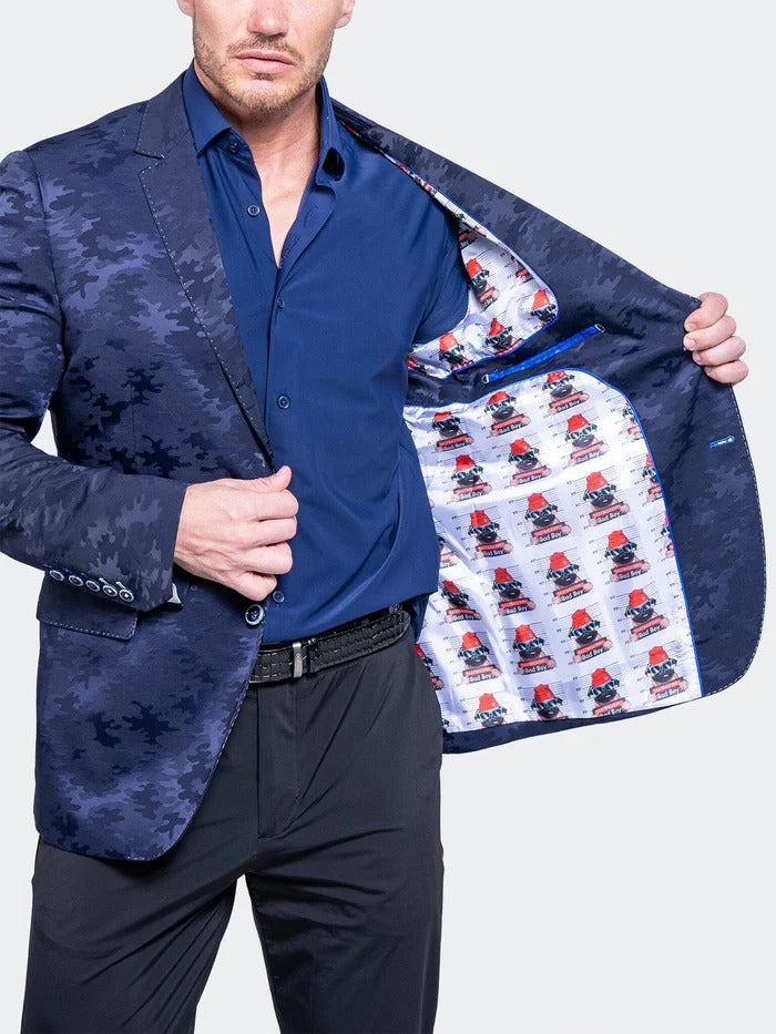 Maceoo Blazer | Blazer Socrate Ascension2178 Blue