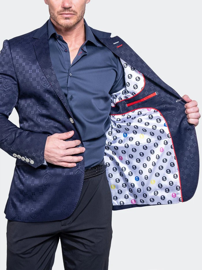 Maceoo Blazer | Blazer Socrate Evo Ascension2180 Blue