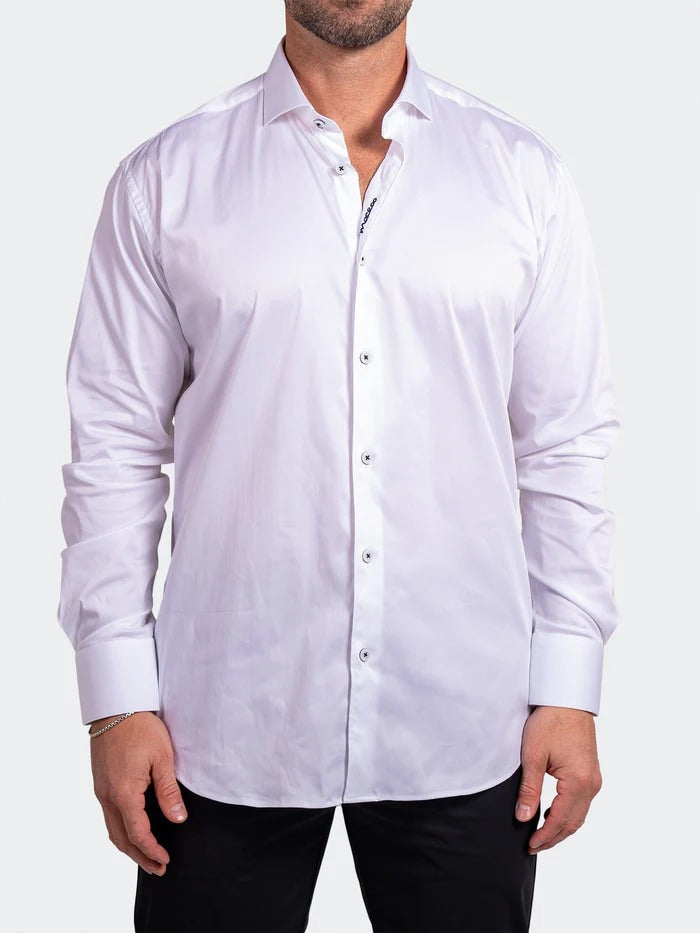 Maceoo Stretch Shirt | Einstein Soft butter White