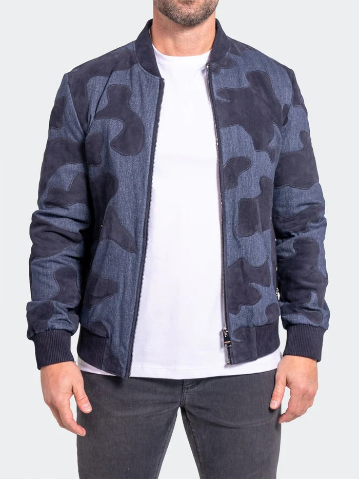 Maceoo Jacket | Leather Ascension0008 Blue