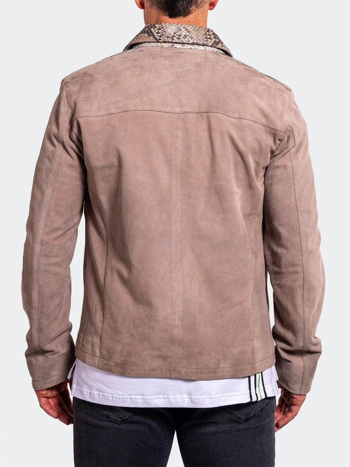 Maceoo Jacket | Leather Ascension0009 Grey