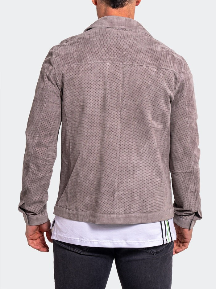 Maceoo Jacket | Leather Ascension0017 Grey