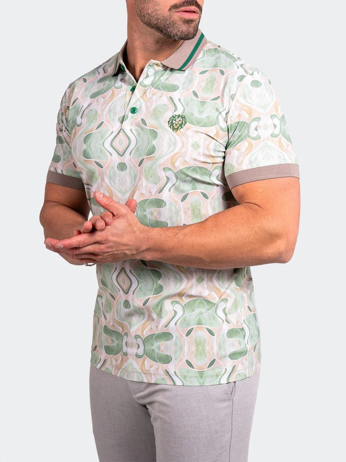 Maceoo Stretch Short-Sleeve Polos | Polo Ascension0033 Green