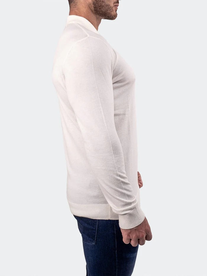 Maceoo Stretch Polos | Sweater KnittedPassion9 White
