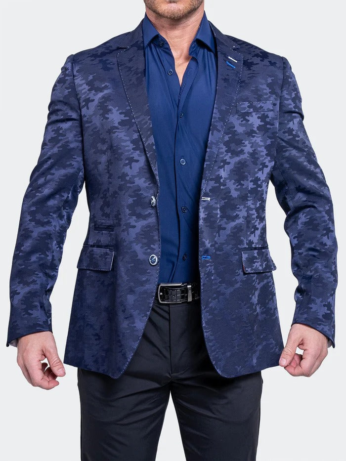 Maceoo Blazer | Blazer Socrate Ascension2178 Blue