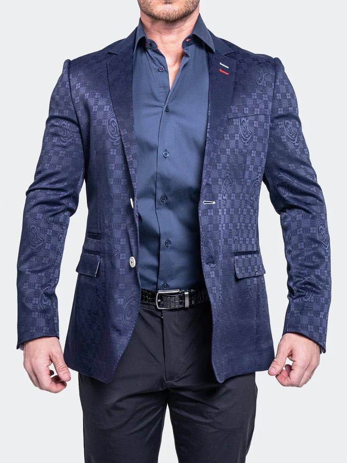 Maceoo Blazer | Blazer Socrate Evo Ascension2180 Blue
