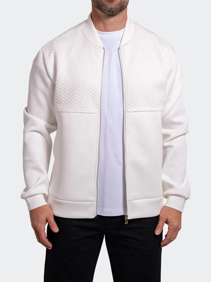 Maceoo Jacket | Bomber Resistance047 White