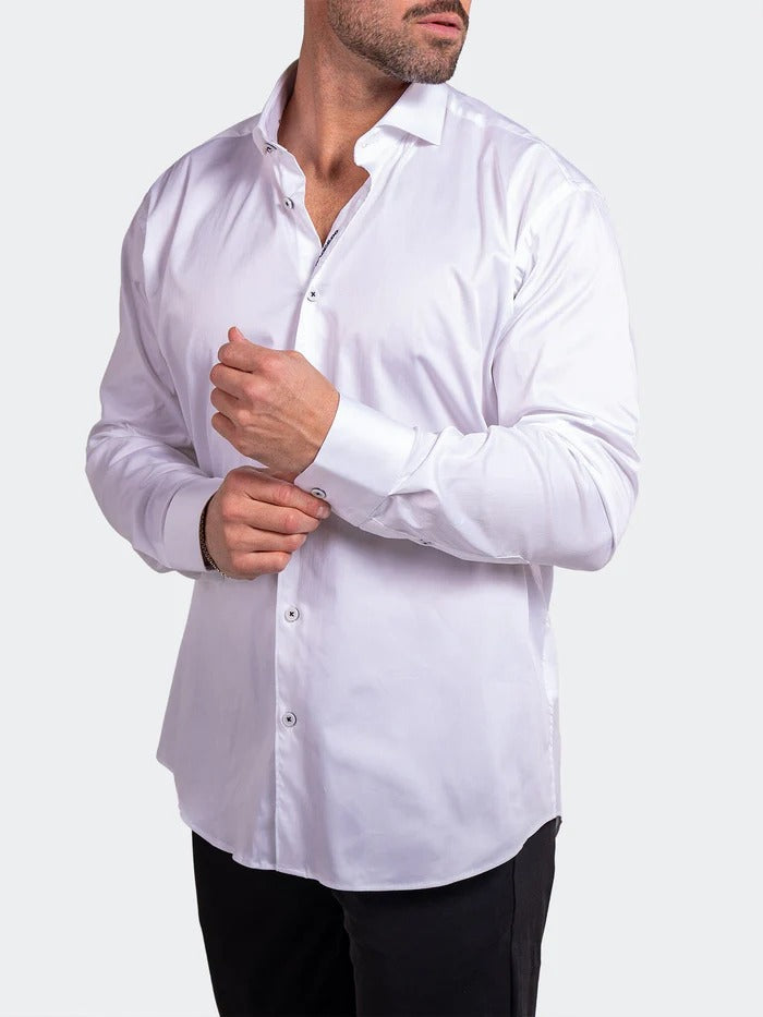 Maceoo Stretch Shirt | Einstein Soft butter White