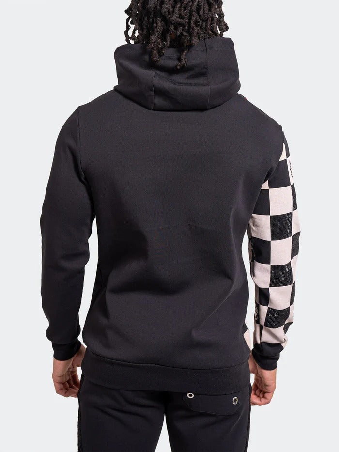 Maceoo Stretch Athletic Wear | Hoodie LionChess Black