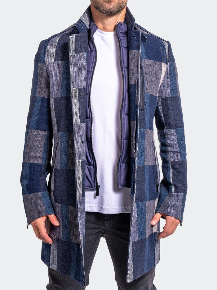 Maceoo Jacket | Peacoat Ascension0003 Blue