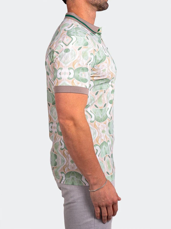 Maceoo Stretch Short-Sleeve Polos | Polo Ascension0033 Green