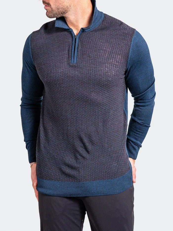 Maceoo Stretch Polos | Sweater KnittedPassion12 Blue