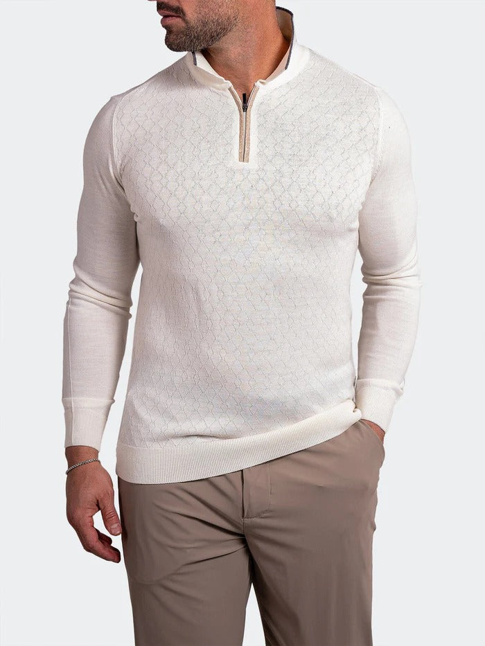 Maceoo Stretch Polos | Sweater KnittedPassion3 White