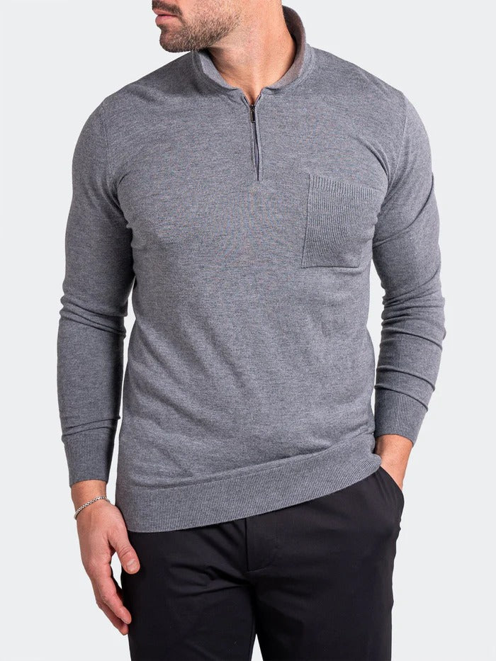 Maceoo Stretch Polos | Sweater KnittedPassion5 Grey
