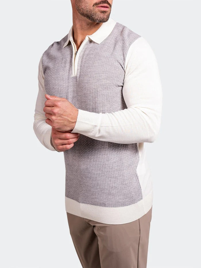 Maceoo Stretch Polos | Sweater KnittedPassion7 Grey