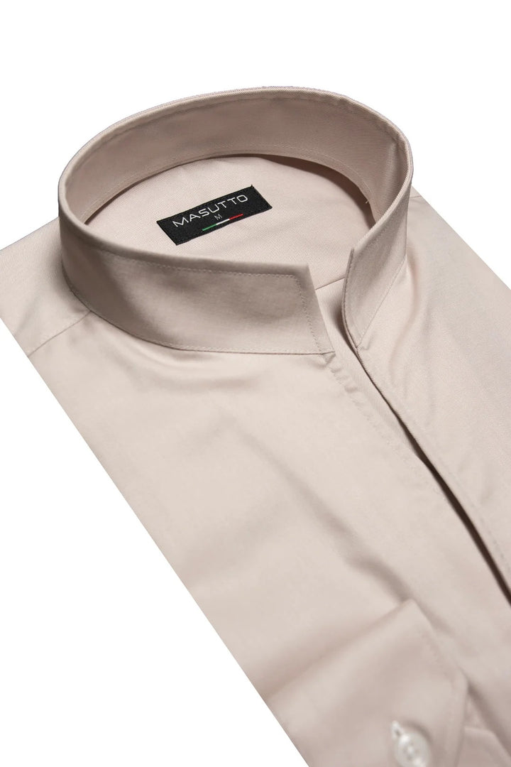 Masutto Shirt | TONALI-49 LONG SLEEVE SHIRT TULIP COLLAR