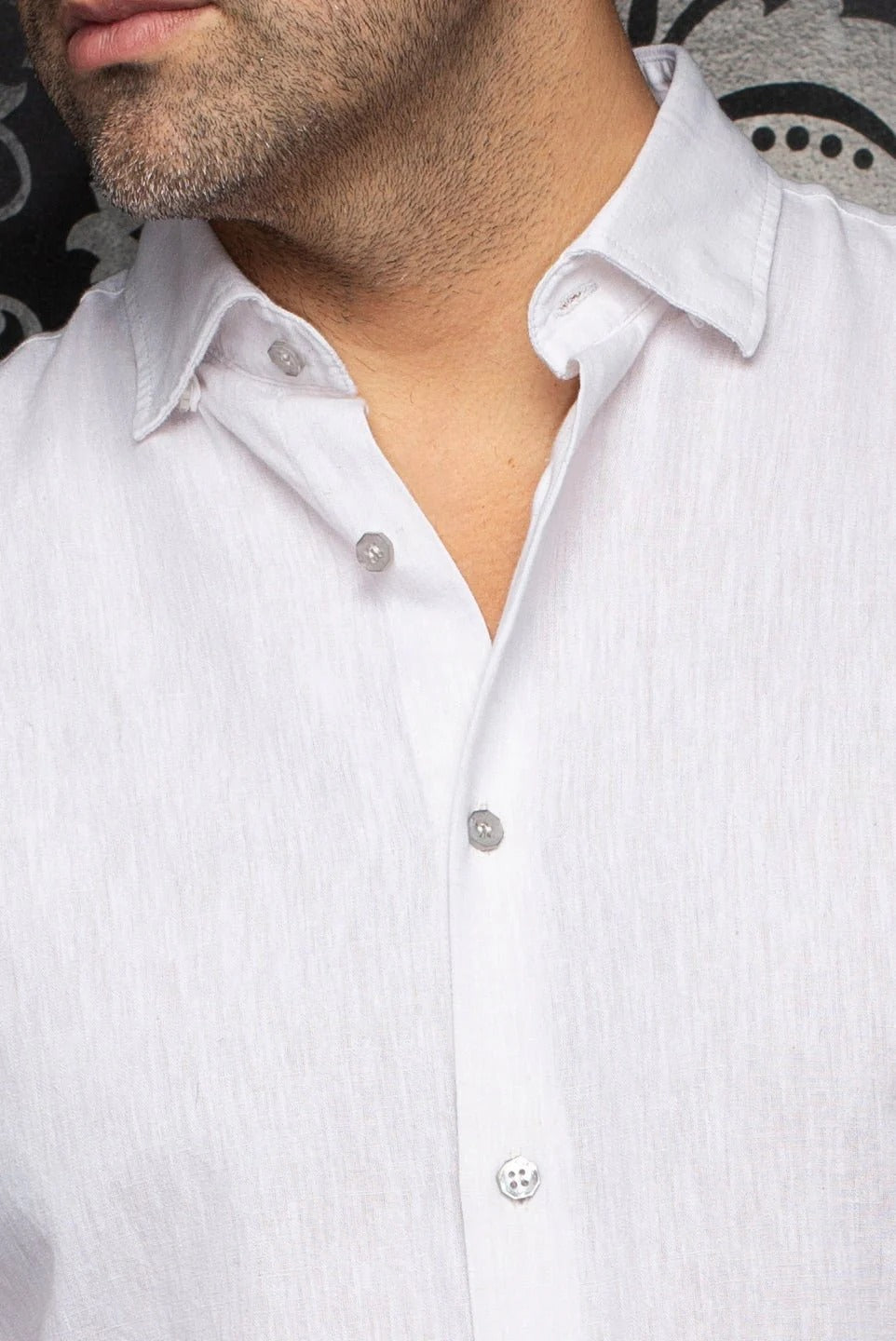 Au Noir Stretch Shirt | Humphrey Beige