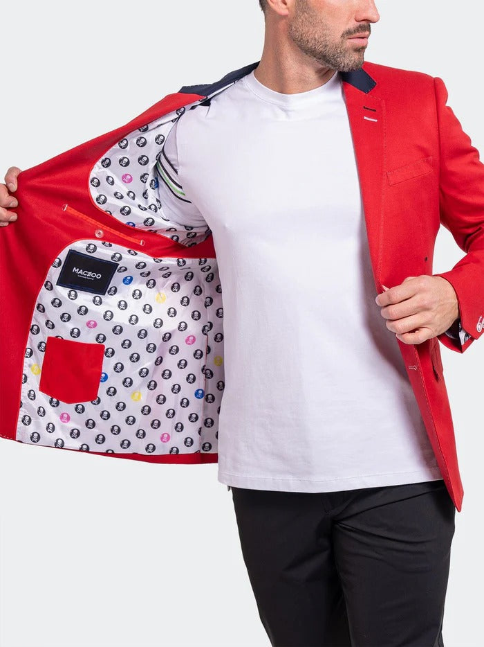 Maceoo Blazer | Blazer Socrate Evo Ascension2185 Red