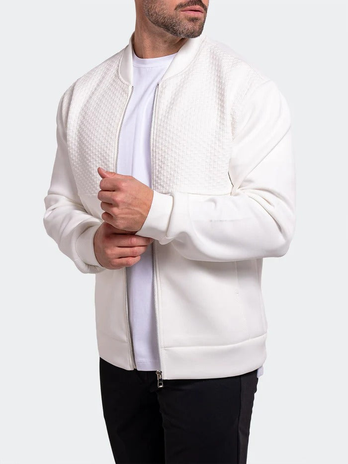 Maceoo Jacket | Bomber Resistance047 White