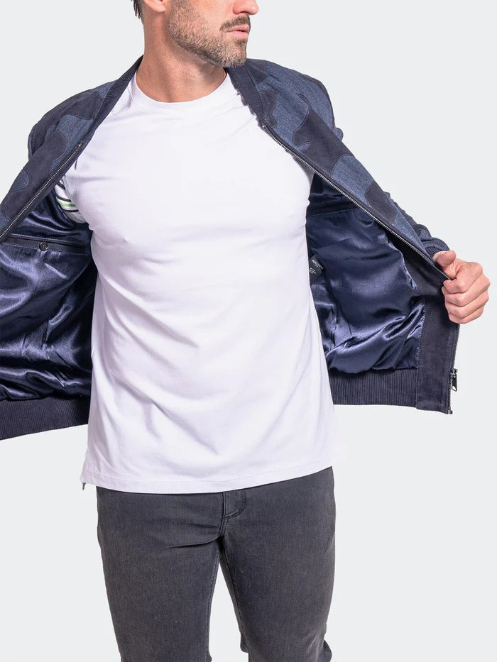 Maceoo Jacket | Leather Ascension0008 Blue