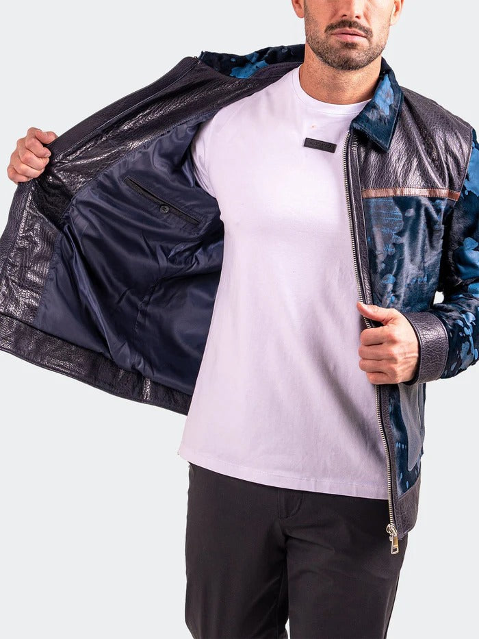 Maceoo Jacket | Leather Resistance1018 Black