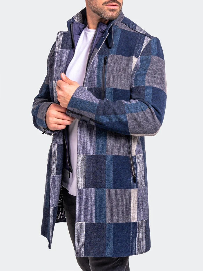 Maceoo Jacket | Peacoat Ascension0003 Blue
