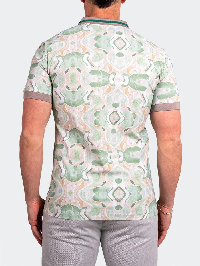 Maceoo Stretch Short-Sleeve Polos | Polo Ascension0033 Green