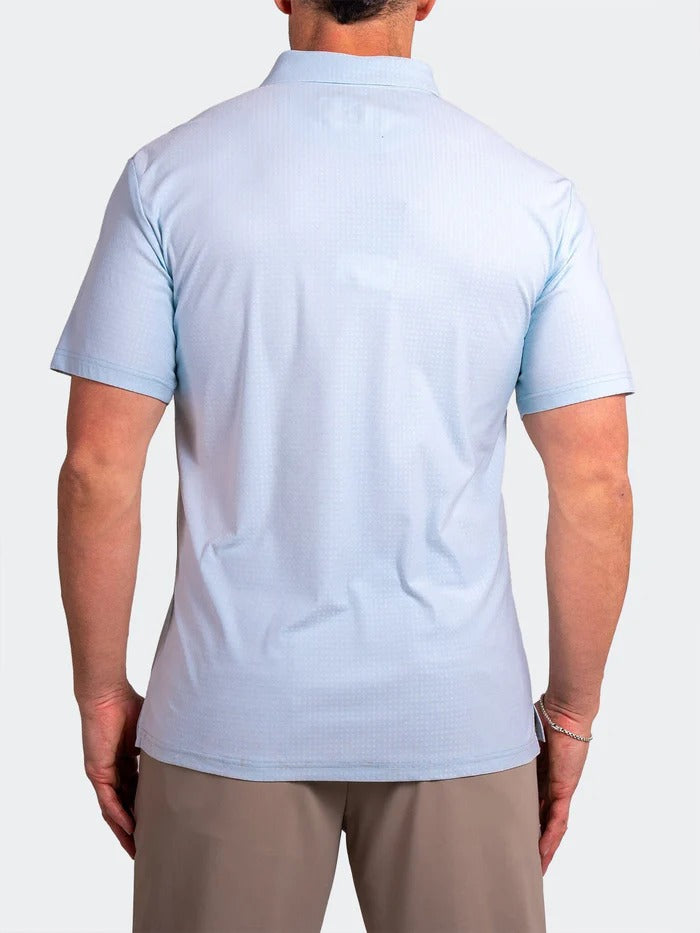 Maceoo Stretch Short-Sleeve Polos | Polo GolfAscension013 Blue