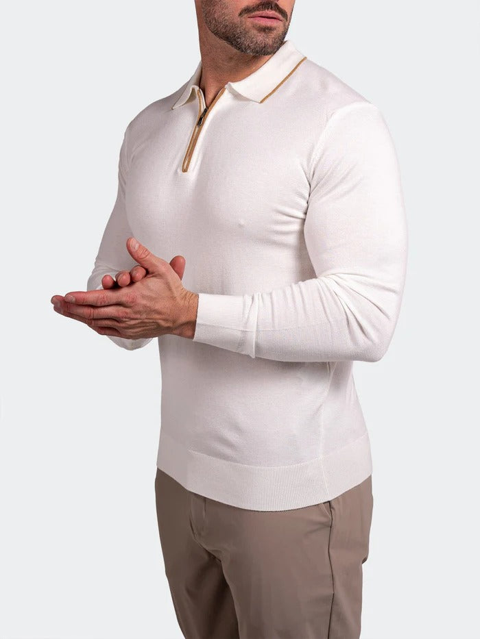 Maceoo Stretch Polos | Sweater KnittedPassion10 White