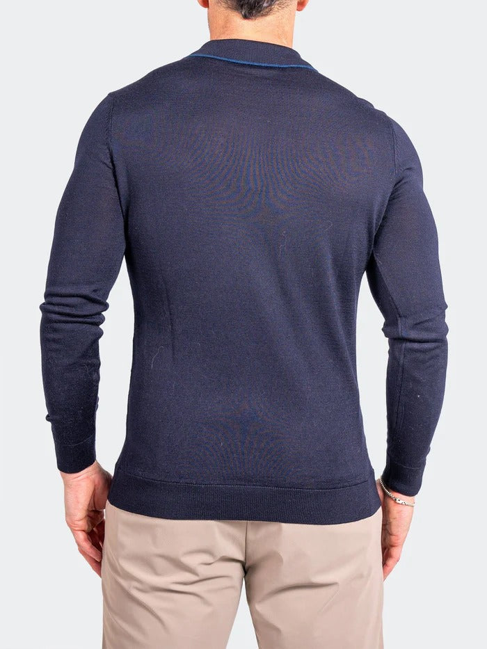 Maceoo Stretch Polos | Sweater KnittedPassion2 Blue