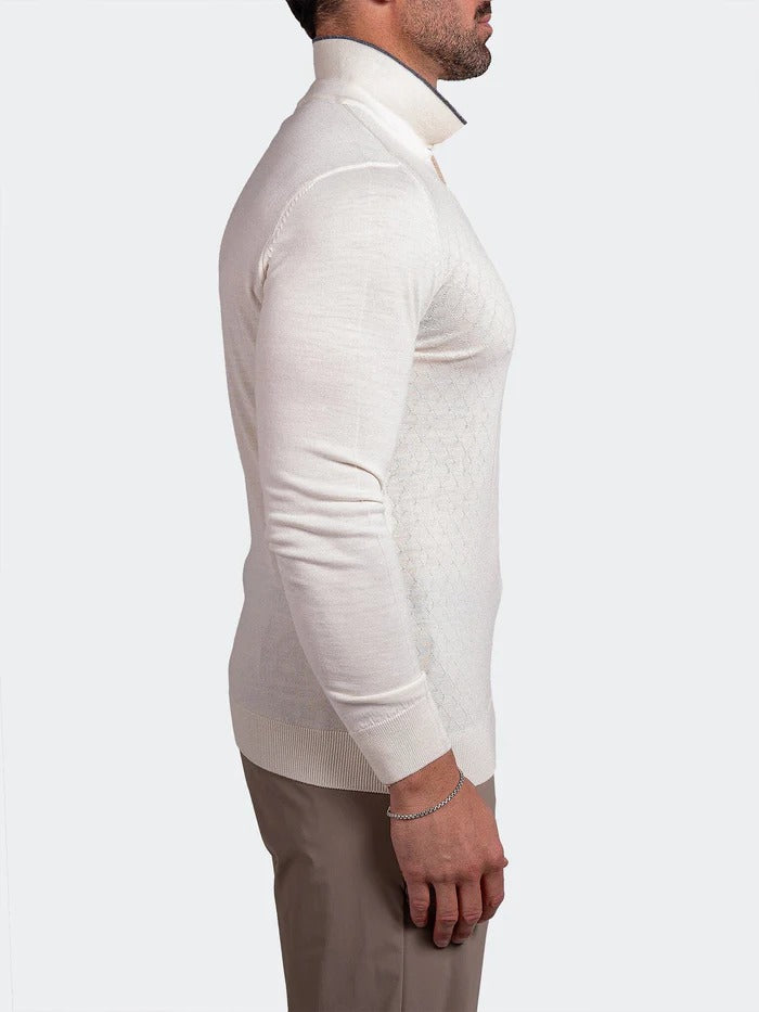 Maceoo Stretch Polos | Sweater KnittedPassion3 White