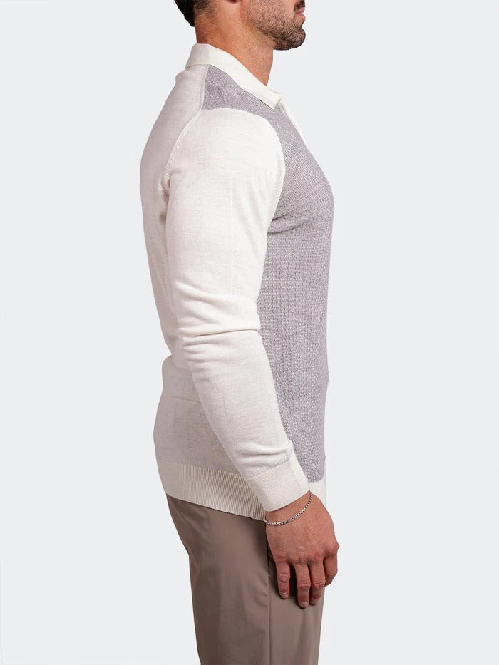 Maceoo Stretch Polos | Sweater KnittedPassion7 Grey