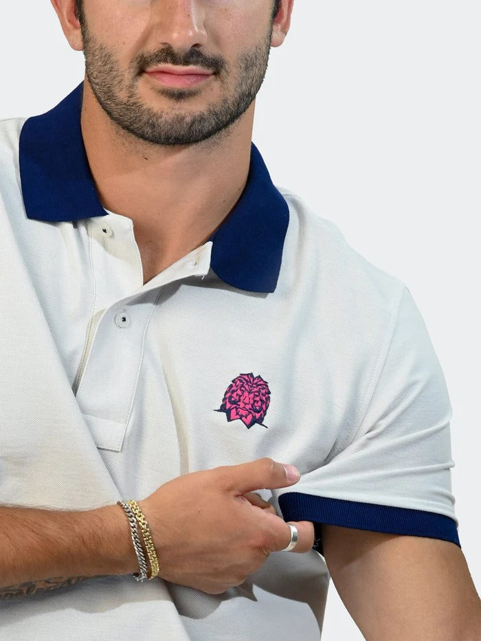 Maceoo Stretch Short-Sleeve Polos | Polo MozartSpeckTip Light Tan