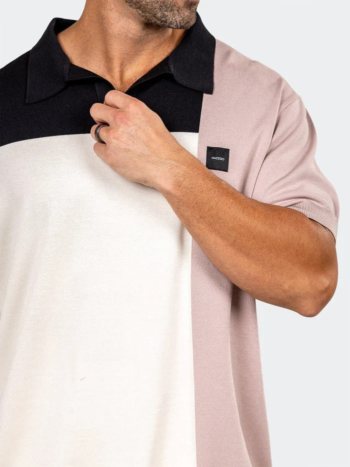 Maceoo Stretch Short-Sleeve Polos | Polo Knit Ascension0089 White