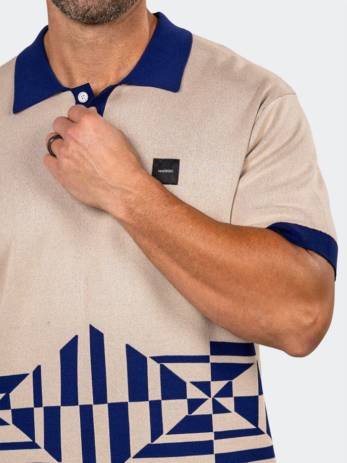 Maceoo Stretch Short-Sleeve Polos | Polo Knit Ascension0090 White