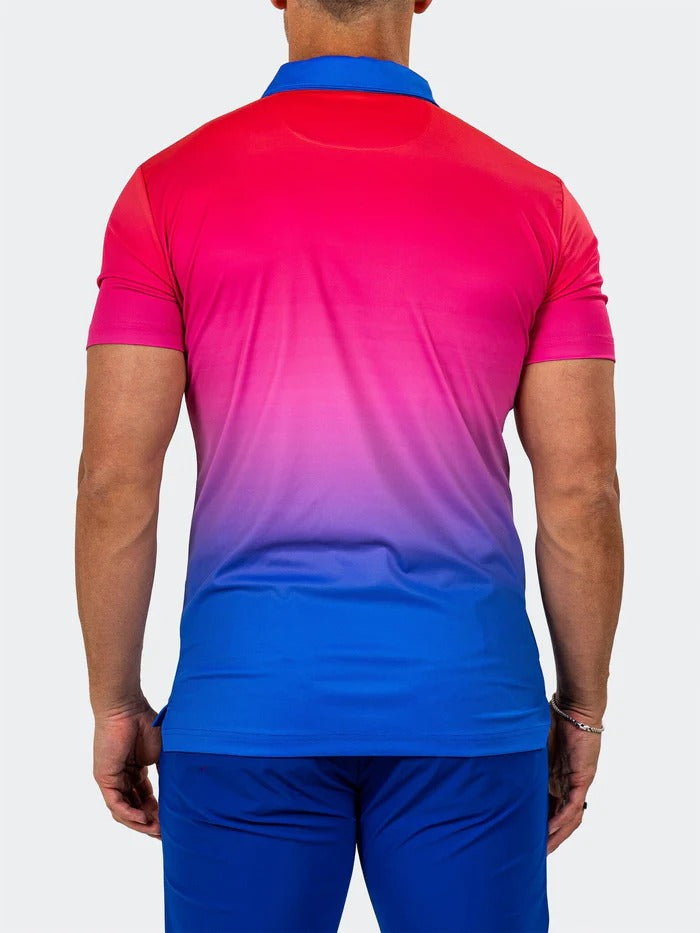 Maceoo Stretch Short-Sleeve Polos | Polo Knit Ascension0092 Multi