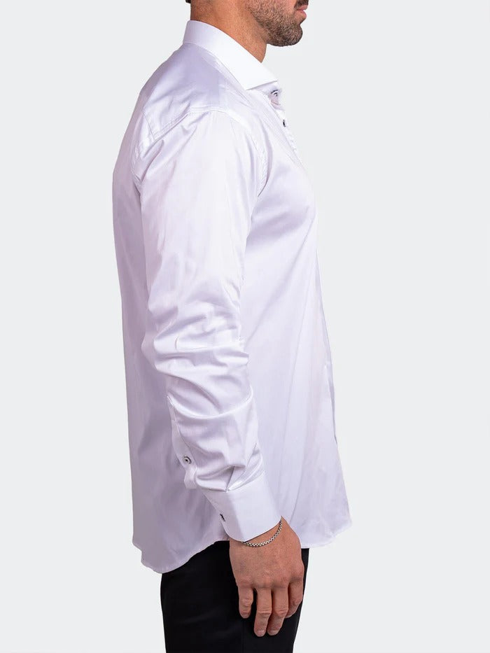 Maceoo Stretch Shirt | Einstein Soft butter White